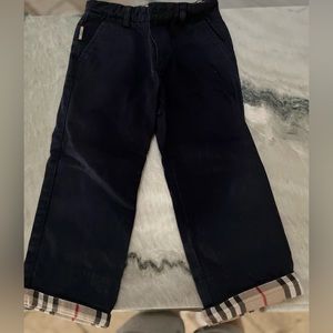Burberry Navy blue toddler casual pants
